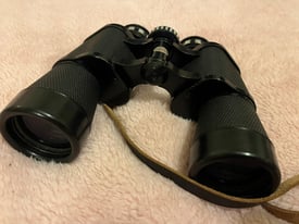 Vintage Heron 8x40 binoculars , cased 