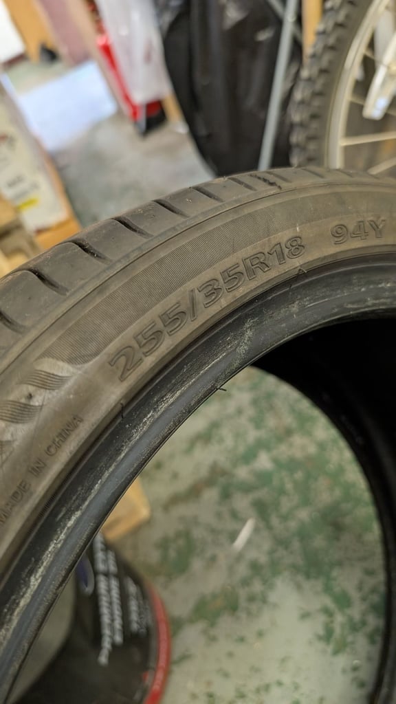 4 x Part Worn Tyres 18"