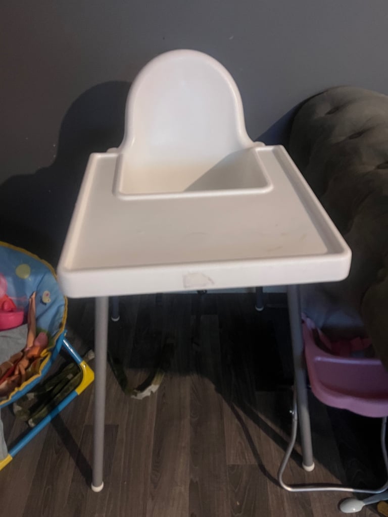 High chair and tv unit with led lights