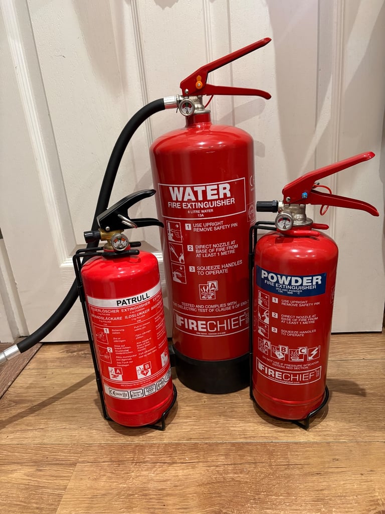 image for 3 fire extinguishers (price for all of them)