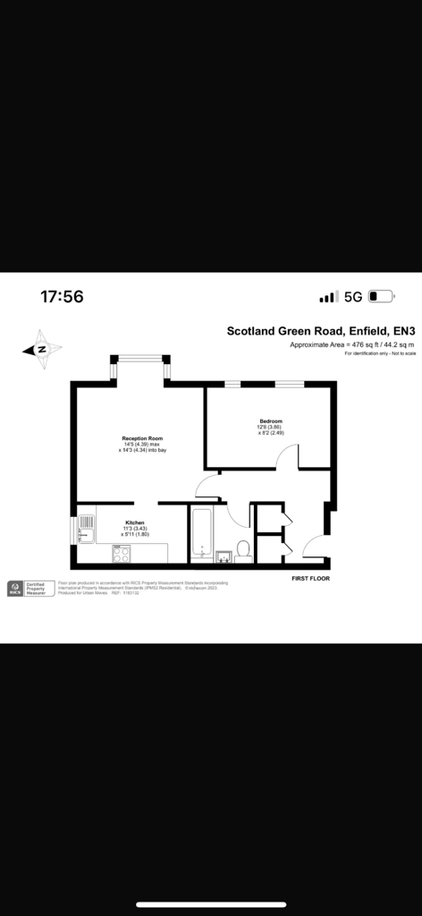 1 Bedroom Stunning, newly refurbished. 1 Bed flat 