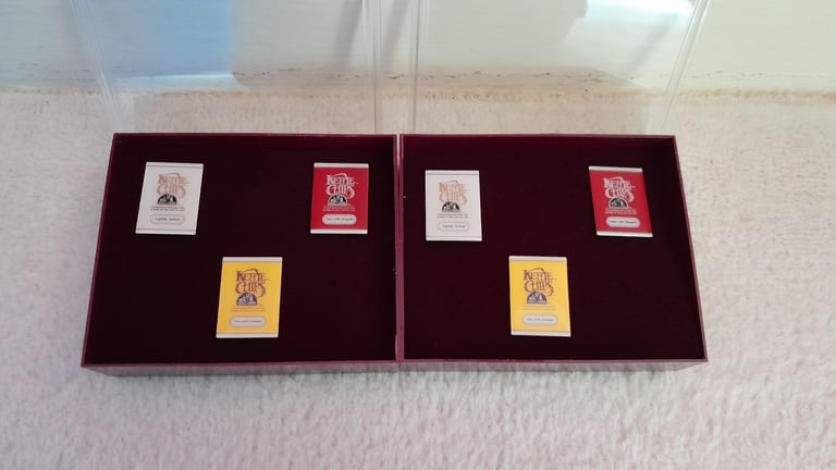 Kettle Chips Pins – 2 Sets Available.