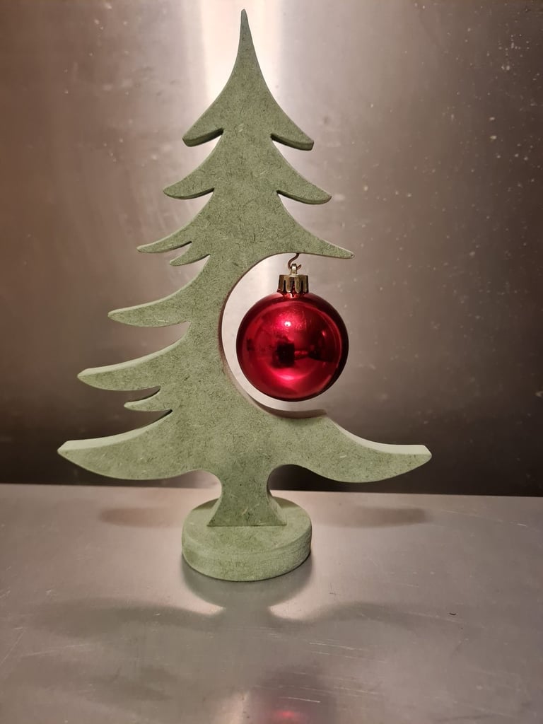 image for Handmade Christmas Tree Ornamental Decoration With Bauble