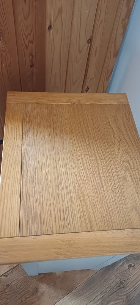 Grey wooden cabinet