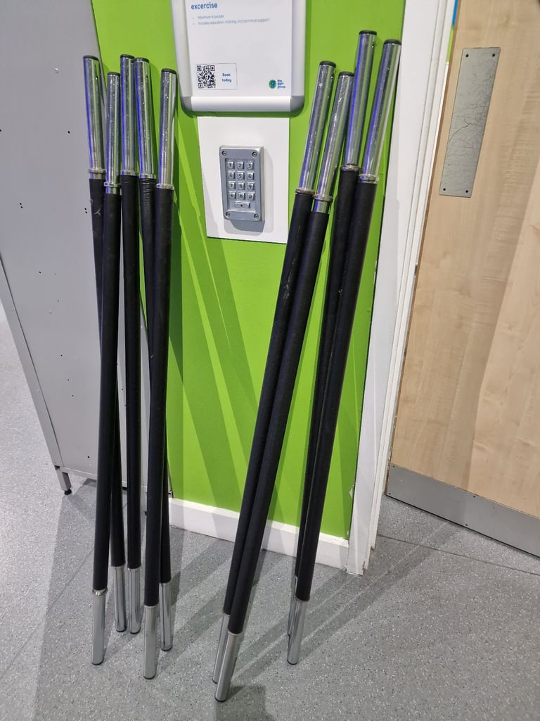 Studio plated and barbells 