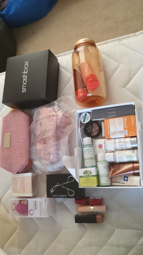 New and used skincare and makeup bundle