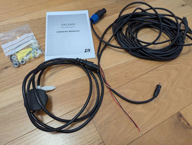 Repair Bk Xls200 BK XXLS400 Subwoofer, Oak Needs A Little TLC In