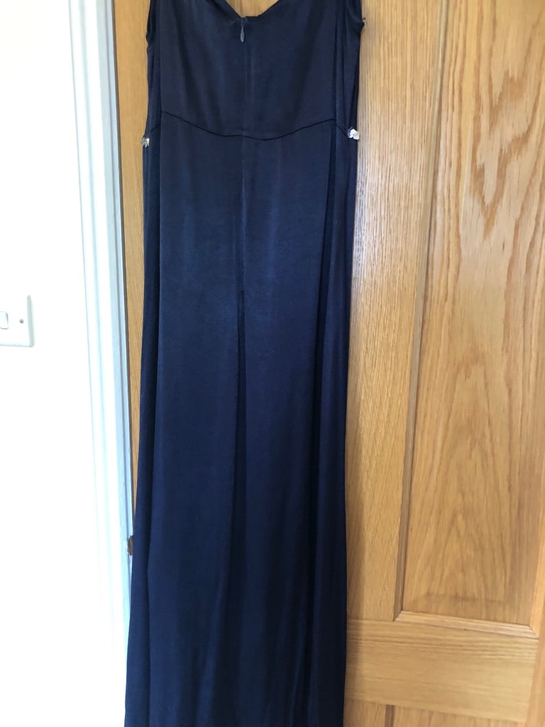 Satin prom/evening dress Sapphire Blue  - NEW