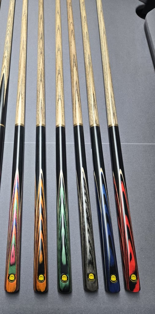 image for Bulldog Billiards UK Supreme Ash Pool Cue 3/4 Jointed. 8.5mm tip. *Choose 1! NEW