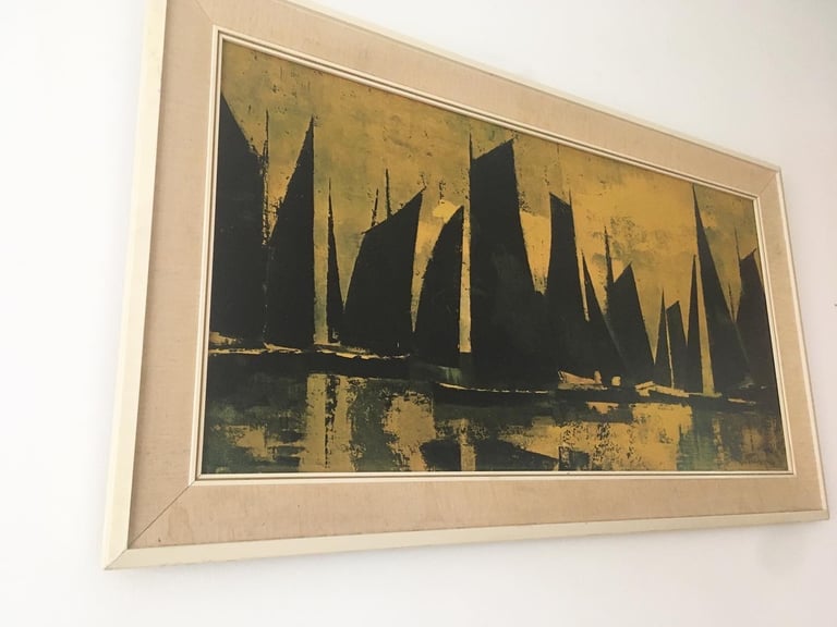 image for Vintage Retro Mid Century Original Print William Rutledge 
