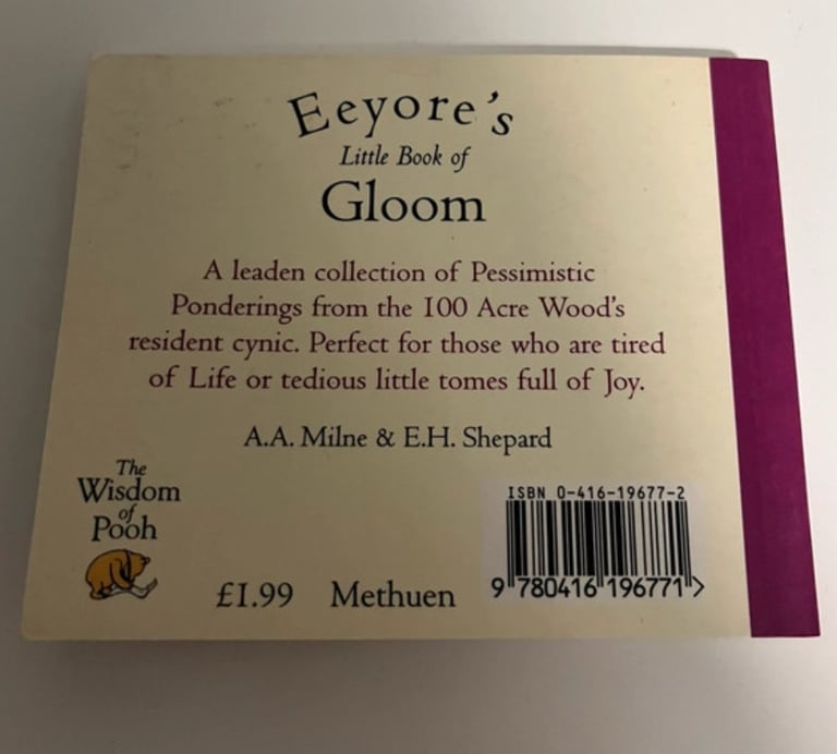 Eeyore's Little Book of Gloom book