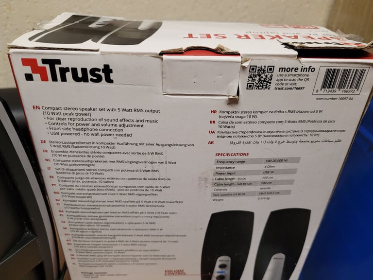 Trust speakers Set For PC