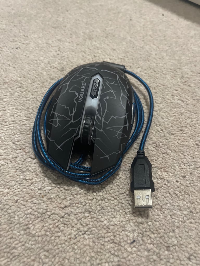 image for VGuard Wired RGB Gaming Mouse - Great for Laptops and PCs