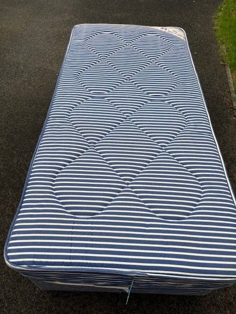 Single Bed and Mattress