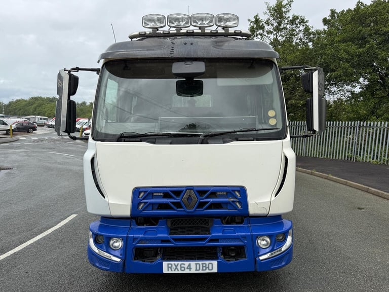 2014 64 REG RENAULT MIDLUM TRUCK 12 TON CREW CAB RECOVERY TRUCK TILT AND SLIDE