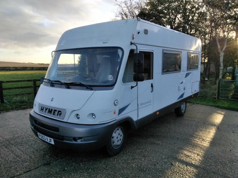 HYMERMOBIL B575 A CLASS COACHBUILT MOTORHOME 6 BERTH 53 PLATE , RHD