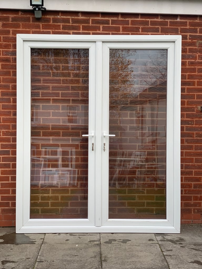 UPVC DOUBLE GLAZED FRENCH PATIO DOOR 8 KEYS 181cm WIDE 219cm HIGH Can Deliver