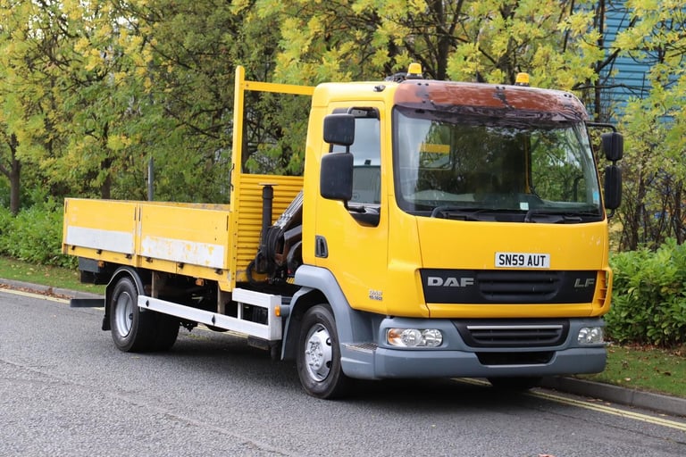 DAF LF45 160 4X2 HIAB XS 055 CRANE DROPSIDE (2009)