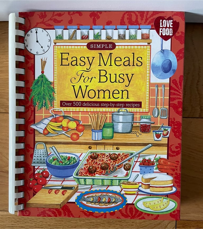 Simple Easy Meals for Busy Women Hardback Recipe Book