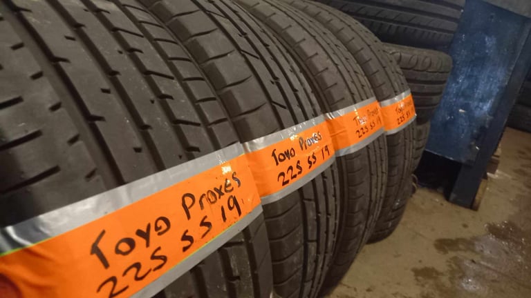 225 55 19 Toyo Proxies Matching set £200 fitted and balanced open 7 days