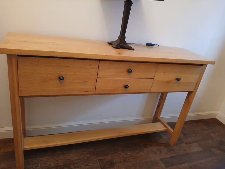 Oak Console Table