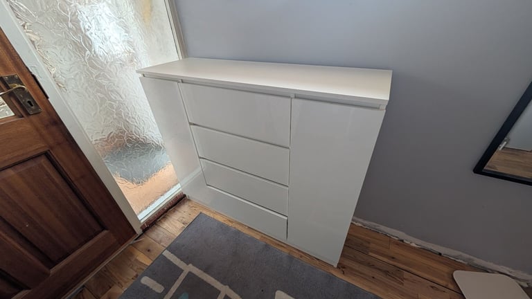 image for Large sideboard white high gloss
