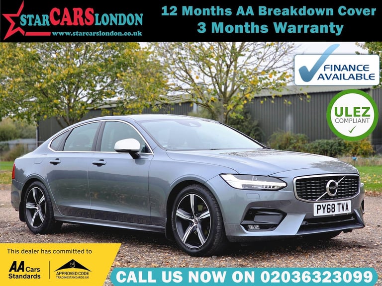 2019 Volvo S90 2.0 D4 R-Design Auto Euro 6 (s/s) 4dr SALOON Diesel Automatic