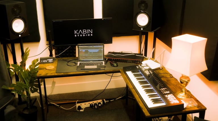 LUXURY AWARD WINNING MUSIC STUDIO (KABIN STUDIOS).DRY HIRE. STUDIO SHARE