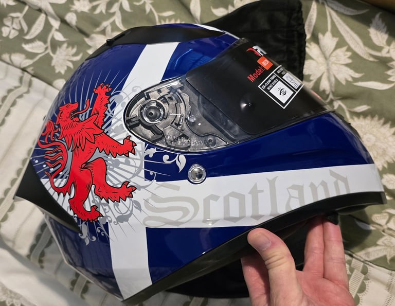 image for Motorbike Vcan Scotland Helmet Model H128 Size Medium