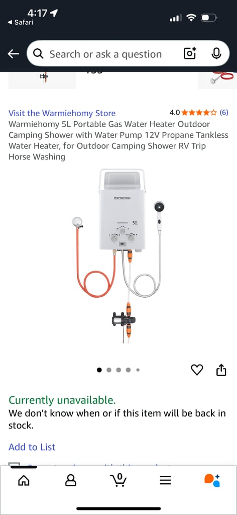 Outdoor tankless water heater