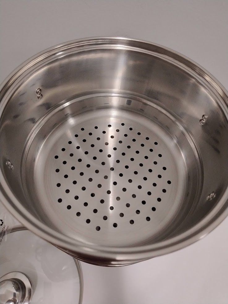 KitchenCraft 3-Tier Stainless Steel Steamer, 20 cm, Unused, in Original Packaging