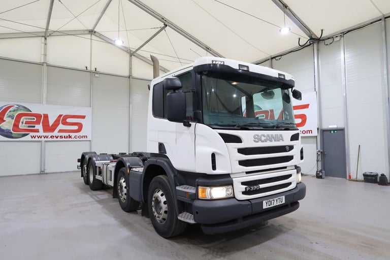 image for 2017 (17 PLATE) Scania P370 CHASSIS CAB 8x2 Euro 6 Rigids