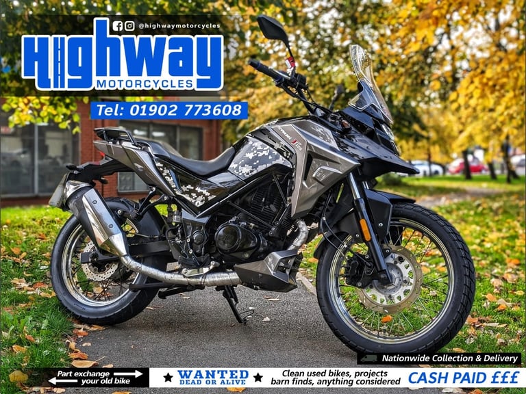image for 2019 Sym NHT 125 CBT Learner Legal Adventure Bike with 12 Months MOT