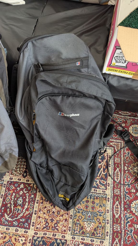 Berghaus rucksack 60L+10L
