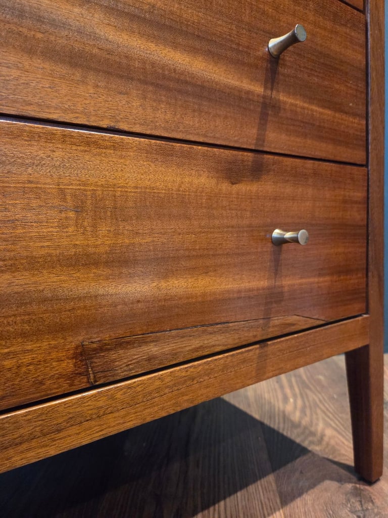 Vintage Retro Mid Century Teak Chest of Drawers by Loughborough Furniture 