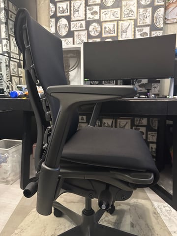 🖤 Like New Herman Miller Embody ergonomic office Chair RRP £1715