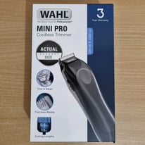WAHL Mini Pro Cordless Battery Beard Trimmer Stubble & Beard 