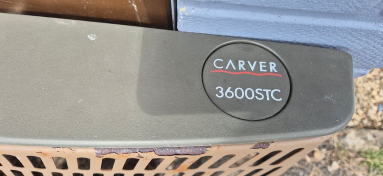 CARVER 3600STC AUTO gas and electric heater for camper caravan motorhome.