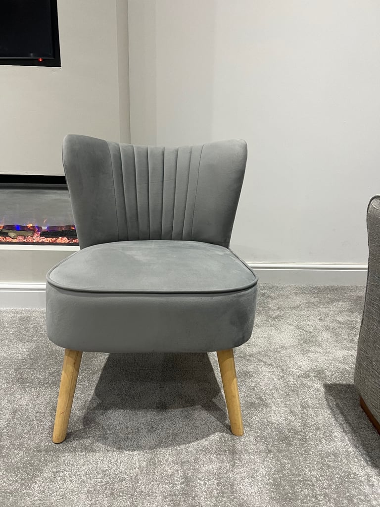 image for Soft velvet chair - Dunelm 