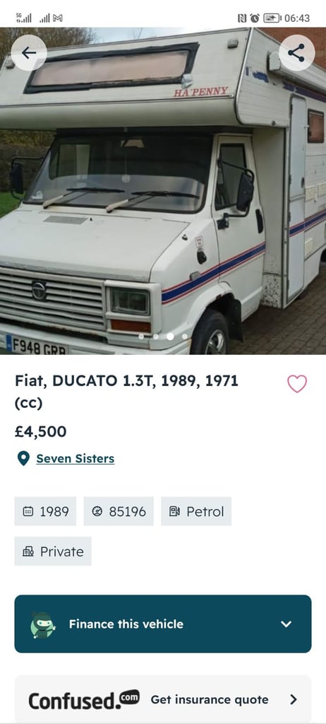 Fiat, DUCATO 1.3T, 1989, 1971 (cc)