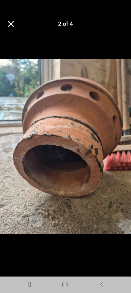 Reclaimed terracotta cowl top