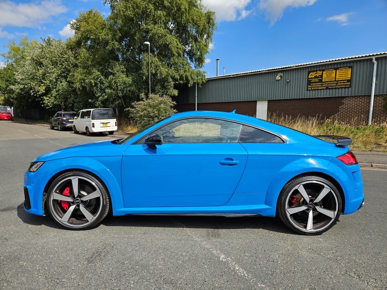2021 AUDI TT 50 TFSI 320 Quattro TTS Vorsprung S Tronic Blue Damaged Repaired