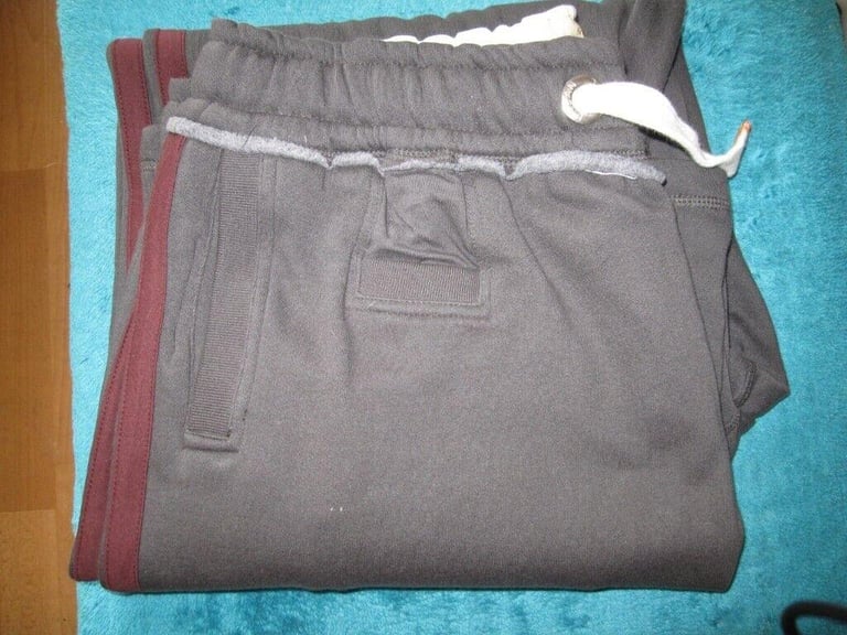 image for Urban Spirit Grey & Burgundy Ladies Jogging Pants Size XXL Brand New