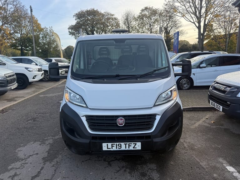 2019 Fiat Ducato 35 MULTIJET II FLAT BED TRANSPORTER MOWER DIGGER NO VAT CHASSIS CAB DIESEL Manual