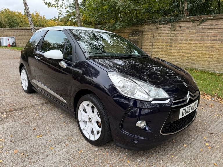 2015 Citroen DS3 1.2 PureTech DSign Ice 3dr HATCHBACK Petrol Manual