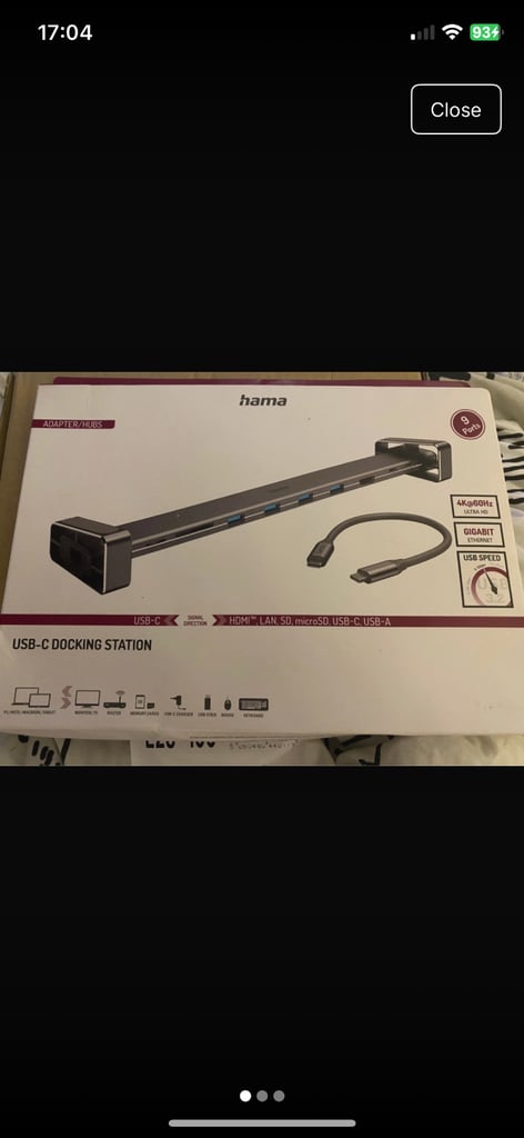 image for Hama 9 port usbc docking station collection de757rt