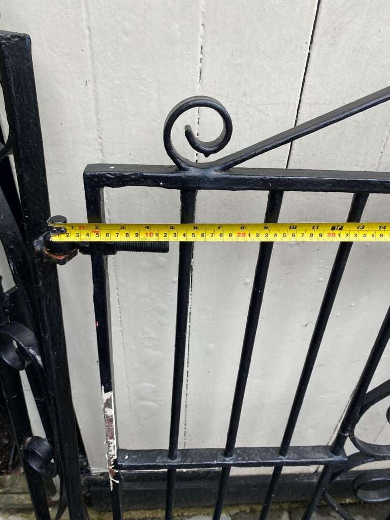 Vintage Black Metal Gates