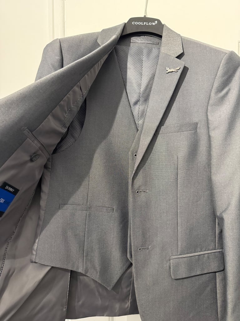 Kids 3-piece Grey Suit - Slaters