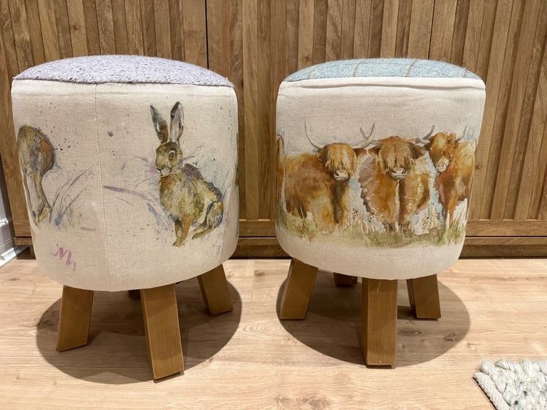 image for 2 x footstools