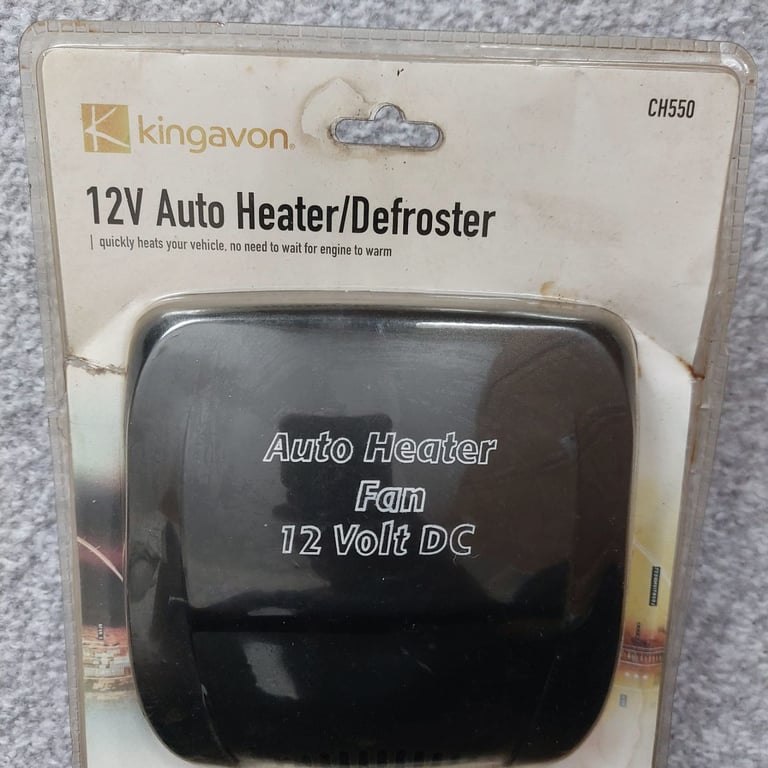KINGAVON AUTO HEATER/DEFROSTER FAN 12Volt DC